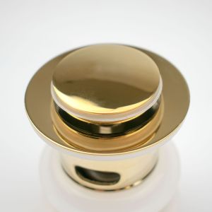 dmwholesale-services-ltd-clearwave-gold-click-clack-slotted-basin-waste-with-brass-nut-oe-ccwaste-g-parts-and-accessories 1