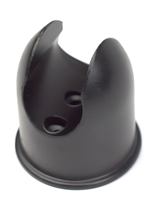 Freyja Black Metal Shower Head Holde