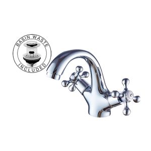 OE HarmonyTap Bathroom Basin Tap – Waste Included Bathroom Basin Taps