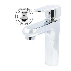 OE Diana Bathroom Basin Mixer Tap – Waste Included Basin Mixer Tap