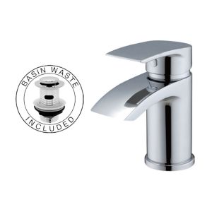OE Sekhmet Bathroom Basin Mixer Tap 35mm Cartridge – Waste Included