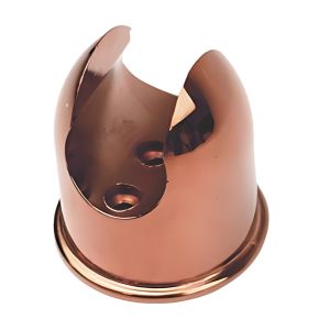 OE Suffolk Rose Gold Metal Shower Head Holder: Elegant Premium Rose Gold Shower Accessories with Modern
