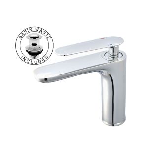 OE Venus Bathroom Basin Mixer Tap – Waste Included Modern Basin Taps